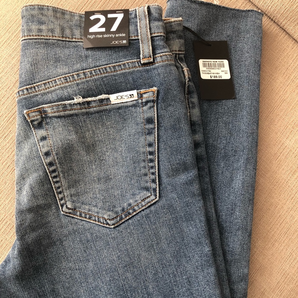 Joe’s High Rise Skinny Ankle Jeans